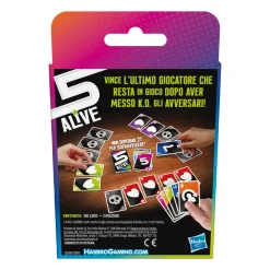 5 Alive, Gioco Di Carte Veloce Per Famiglie, Dagli 8 Anni In Su, Per 2-6 Giocatori