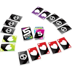 5 Alive, Gioco Di Carte Veloce Per Famiglie, Dagli 8 Anni In Su, Per 2-6 Giocatori