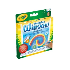 8 Pennarelli Per Vetro Crayola