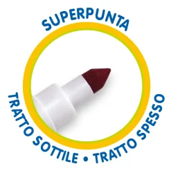 24 Pennarelli Superpunta Lavabili Crayola