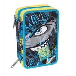 Ast.3 Zip Sj Gang Nuova Etichetta In Gomma Personalizzata Con Logo Sj