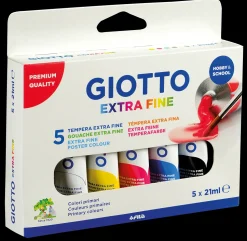 Astuccio Tempere Giotto Colori Primari 5 X 12 Ml