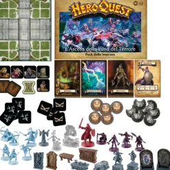 Avalon Hill, Heroquest, Pack Delle Imprese L'Ascesa Della Luna Del Terrore, E Necessario Avere Il Sistema Di Gioco Base Heroquest, Dai 14 Anni In Su