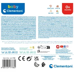 Baby Clementoni Easy-Peasy Soft Bear Orsetto Morbido Peluche