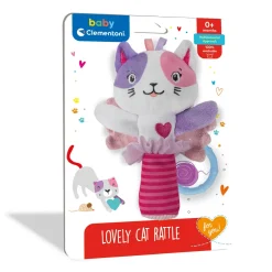 Baby Clementoni Lovely Cat Sonaglino Morbido Peluche