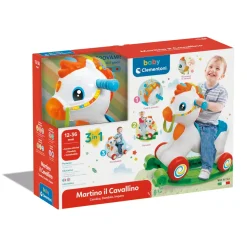 Baby Clementoni Martino Il Cavallino, Cavalcabile E Primi Passi