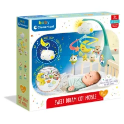 Baby Clementoni Sweet And Dream Cot Mobile, Giostrina Culla O Lettino