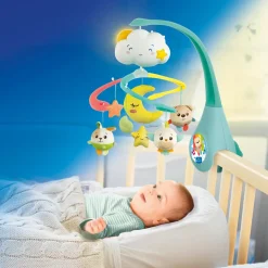 Baby Clementoni Sweet And Dream Cot Mobile, Giostrina Culla O Lettino