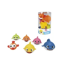 Baby Shark Set 6 Personaggi In Barattolo