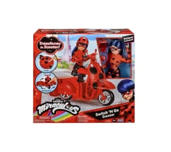 Bandai Miraculous Scooter Trasformabile Bambola Articolata Ladybug Da 26Cm