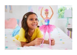 Barbie Barbie Dreamtopia Luci Scintillanti, Ballerina Magico Tutu, Bambola Dai Capelli Biondi, Con Luci, Coroncina E Tutu Rosa, Giocattolo Per Bambini, 3+ Anni, Hlc25