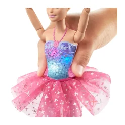 Barbie Barbie Dreamtopia Luci Scintillanti, Ballerina Magico Tutu, Bambola Dai Capelli Biondi, Con Luci, Coroncina E Tutu Rosa, Giocattolo Per Bambini, 3+ Anni, Hlc25