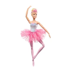 Barbie Barbie Dreamtopia Luci Scintillanti, Ballerina Magico Tutu, Bambola Dai Capelli Biondi, Con Luci, Coroncina E Tutu Rosa, Giocattolo Per Bambini, 3+ Anni, Hlc25