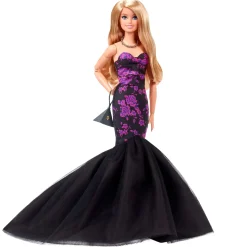 Barbie @Barbiestyle Studio Set Moda Con Bambola Barbie Completamente Snodata, Specchiera Con Sedia, 2 Look, 3 Paia Di Scarpe E 15 Accessori