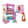 Barbie Casa Di Malibu (106 Cm) Playset Casa Delle Bambole Con 2 Piani, 6 Stanze, Ascensore, Altalena E +30 Accessori, Giocattolo Per Bambini 3+ Anni