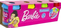 Barbie Pasta Da Modellare 4 Vasetti 140Gr