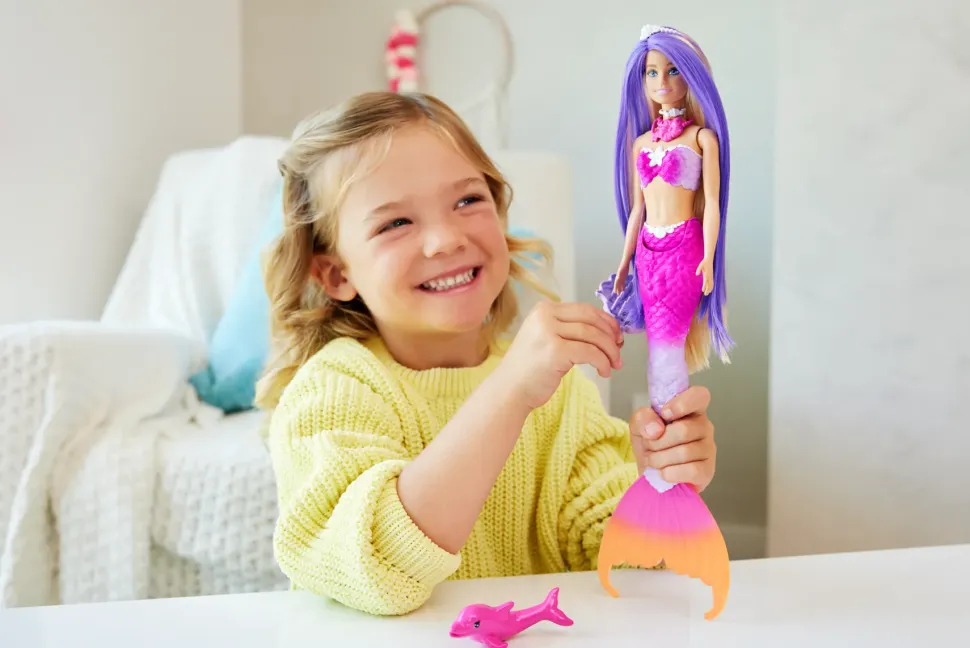 Barbie Sirena Colori Del Mare, Bambola Con Effetto Cambia Colore