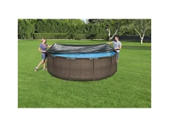Bestway Copripiscina Per Steel Pro Frame E Per Hydrium Splasher 366/360 Cm High-Density