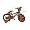 Bicicletta 16 Arancione. 2 Freni Caliper Borraccia E Mascherina Frontale E Disco Colorato Nella Ruota Anteriore Inclusi Adatta Per Bambini Dai 8-12 Anni