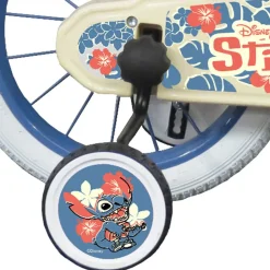 Bicicletta Da 14 Pollici Di Stitch, Con Cestino E Portabambole