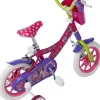 Bicicletta Da 12 Pollici Di Minnie, Con Stabilizzatori Laterali, Cestino Anteriore Personalizzato