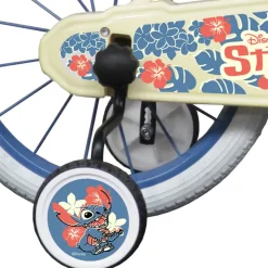 Bicicletta Da 16 Pollici Di Stitch, Con Cestino E Portabambole