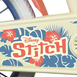 Bicicletta Da 16 Pollici Di Stitch, Con Cestino E Portabambole