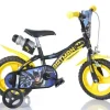 Bicicletta Da Bambino Batman Ruota 12 Pollici Con Rotelle, Freno E Scudo Anteriore Adatta A 3-5 Anni Ideale Per Imparare A Pedalare In Autonomia Con Massima Sicurezza