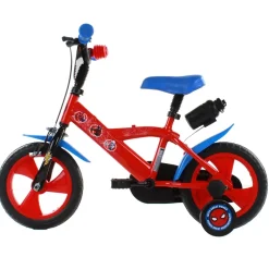Bicicletta In Metallo Da 12 Pollici Di Spiderman Adatta Per Bambini Di 2-3 Anni