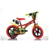 Bicicletta Per Bambini 12 Bing Telaio In Acciaio, Ruote In Gomma Gonfiabili, Stabilizzatori Di Serie E Freno Anteriore Ideale Per Bambini Di Altezza 87-100Cm, 3-5 Anni