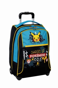 Big Trolley Pokemon #025 Doppio Scomparto Con Tasca Frontale
