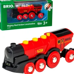 Brio Grande Locomotiva Rossa A Batterie
