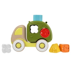 Camioncino Del Riciclo Eco+, 10 Mesi+, Veicolo A Ruote Libere Con Forme E Incastri