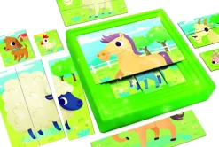 Carotina Baby 9 Progressive Puzzle Fattoria