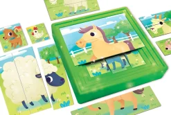 Carotina Baby 9 Progressive Puzzle Fattoria