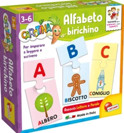 Carotina Quadrotte Alfabeto Birichino