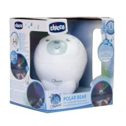 Chicco Proiettore Orso Polare Azzurro, First Dreams, 0M+