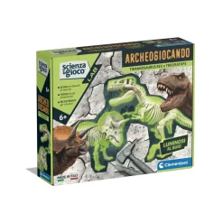 Clementoni 19345 Archeogiocando T-Rex Tricerat