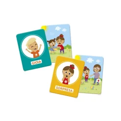 Clementoni 16435 Montessori Baby Emozioni Esp 48 Carte Tattili