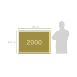 Clementoni 32544 Puzzle 2000 Hqc New York 97 X 67 Cm