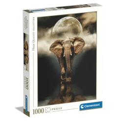 Clementoni 39416 Puzzle 1000 Hqc The Elephant 70 X 50 Cm