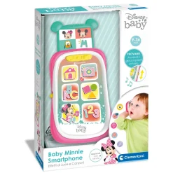 Clementoni Disney Baby Minnie Smartphone, Telefono Interattivo