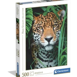 Clementoni High Quality Collection Puzzle Jaguar In The Jungle 500 Pezzi