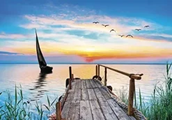 Clementoni Peace Puzzle The Lake 500 Pezzi