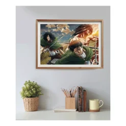 Clementoni Puzzle Anime Attack On Titan 500 Pezzi, Puzzle Adulti
