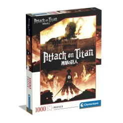 Clementoni Puzzle Attack On Titans 1000 Pezzi, Puzzle Adulti