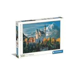 Clementoni Puzzle High Quality Collection Neuschwanstein Castle 500 Pezzi, Puzzle Adulti