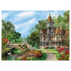 Clementoni Puzzle High Quality Collection Old Waterway Cottage 500 Pezzi, Puzzle Adulti