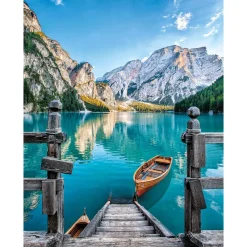 Clementoni Puzzle High Quality Collection Braies Lake 500 Pezzi, Puzzle Adulti