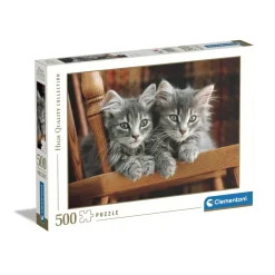 Clementoni Puzzle High Quality Collection Ginger Cat 500 Pezzi, Puzzle Adulti
